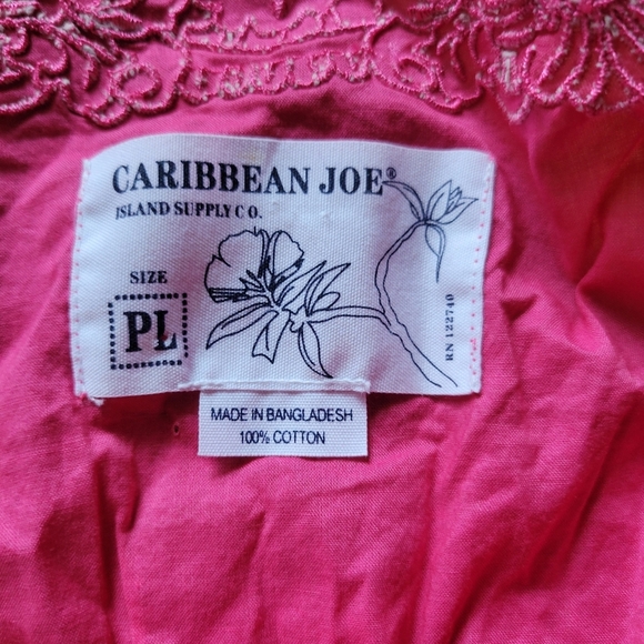 Caribbean Joe Blouse L - Picture 2 of 3